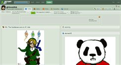 Desktop Screenshot of girloveslink.deviantart.com