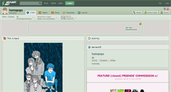 Desktop Screenshot of homopops.deviantart.com