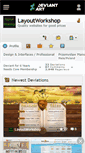 Mobile Screenshot of layoutworkshop.deviantart.com