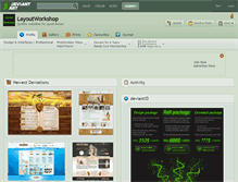 Tablet Screenshot of layoutworkshop.deviantart.com