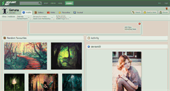 Desktop Screenshot of geruna.deviantart.com