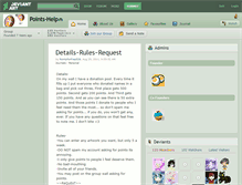 Tablet Screenshot of points-help.deviantart.com