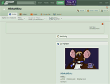 Tablet Screenshot of mikkumikku.deviantart.com