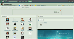 Desktop Screenshot of kurotenshi333.deviantart.com