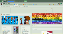 Desktop Screenshot of kittycat-girl1.deviantart.com