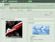 Tablet Screenshot of joschi518.deviantart.com