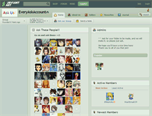 Tablet Screenshot of everyaskaccount.deviantart.com