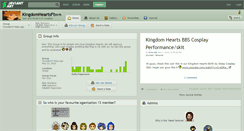 Desktop Screenshot of kingdomheartsftw.deviantart.com