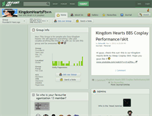 Tablet Screenshot of kingdomheartsftw.deviantart.com