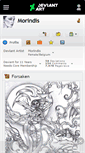 Mobile Screenshot of morindis.deviantart.com