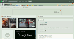 Desktop Screenshot of mannymo777.deviantart.com