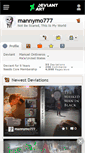 Mobile Screenshot of mannymo777.deviantart.com