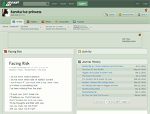 Tablet Screenshot of koroku-ice-princess.deviantart.com