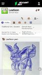 Mobile Screenshot of leafeon.deviantart.com