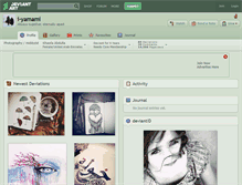 Tablet Screenshot of i-yamami.deviantart.com