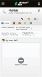 Mobile Screenshot of nishido.deviantart.com