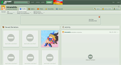 Desktop Screenshot of himanahito.deviantart.com