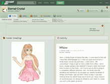 Tablet Screenshot of eternal-crystal.deviantart.com