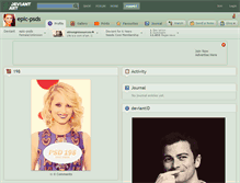 Tablet Screenshot of epic-psds.deviantart.com