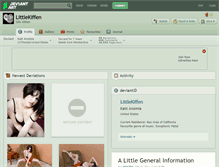 Tablet Screenshot of littlekiffen.deviantart.com