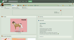 Desktop Screenshot of necronomic.deviantart.com