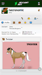 Mobile Screenshot of necronomic.deviantart.com