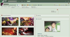 Desktop Screenshot of dashzera.deviantart.com