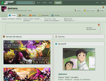 Tablet Screenshot of dashzera.deviantart.com