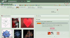Desktop Screenshot of kyliexbroflovski.deviantart.com
