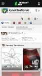 Mobile Screenshot of kyliexbroflovski.deviantart.com