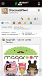 Mobile Screenshot of chocolatepixel.deviantart.com