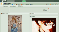 Desktop Screenshot of diamonds-hearts.deviantart.com