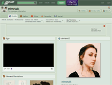 Tablet Screenshot of mimetalk.deviantart.com