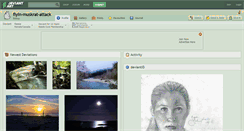 Desktop Screenshot of flyin-muskrat-attack.deviantart.com