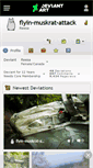 Mobile Screenshot of flyin-muskrat-attack.deviantart.com