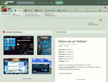 Tablet Screenshot of ozl.deviantart.com