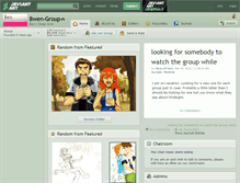 Tablet Screenshot of bwen-group.deviantart.com