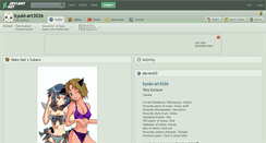 Desktop Screenshot of kyubi-art3026.deviantart.com