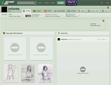 Tablet Screenshot of lwgartist.deviantart.com