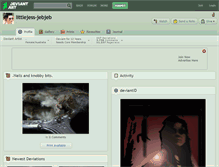 Tablet Screenshot of littlejess-jebjeb.deviantart.com