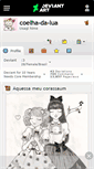 Mobile Screenshot of coelha-da-lua.deviantart.com