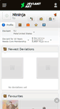 Mobile Screenshot of nininja.deviantart.com