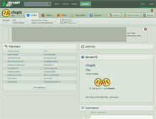 Tablet Screenshot of chuplz.deviantart.com