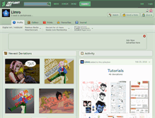 Tablet Screenshot of limro.deviantart.com