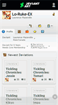 Mobile Screenshot of lo-ruke-ex.deviantart.com