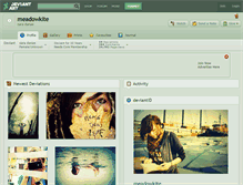 Tablet Screenshot of meadowkite.deviantart.com