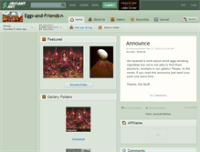 Tablet Screenshot of eggs-and-friends.deviantart.com