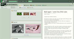 Desktop Screenshot of deviantweapons.deviantart.com