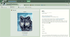 Desktop Screenshot of forestofthewolves.deviantart.com