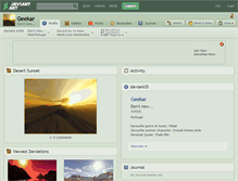 Tablet Screenshot of geekar.deviantart.com